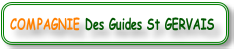 COMPAGNIE Des Guides St GERVAIS
