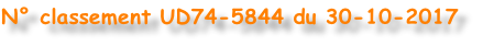 N° classement UD74-5844 du 30-10-2017
